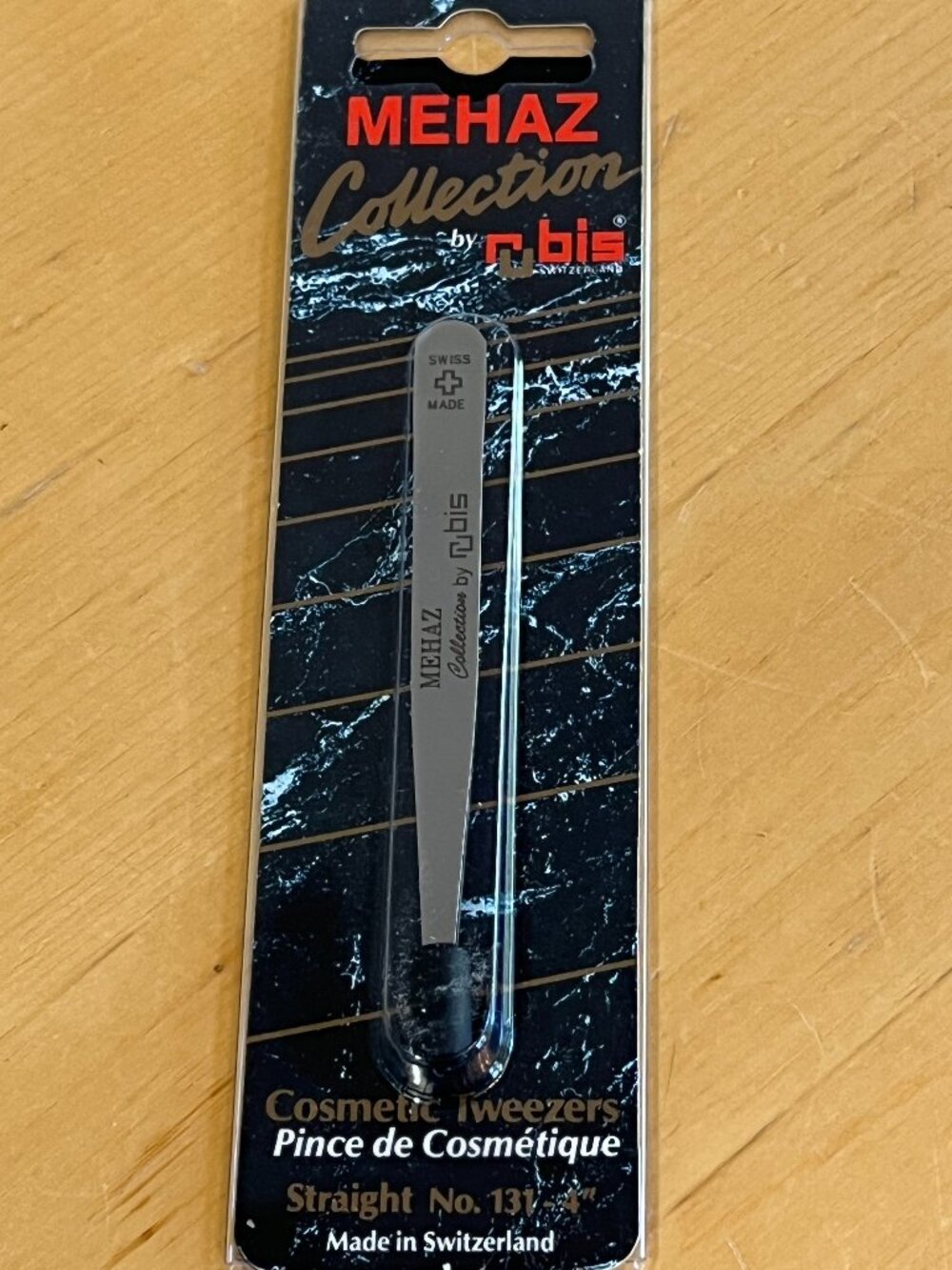 Vintage MEHAZ Collection by Rubis #131 Straight Cosmetic Tweezer